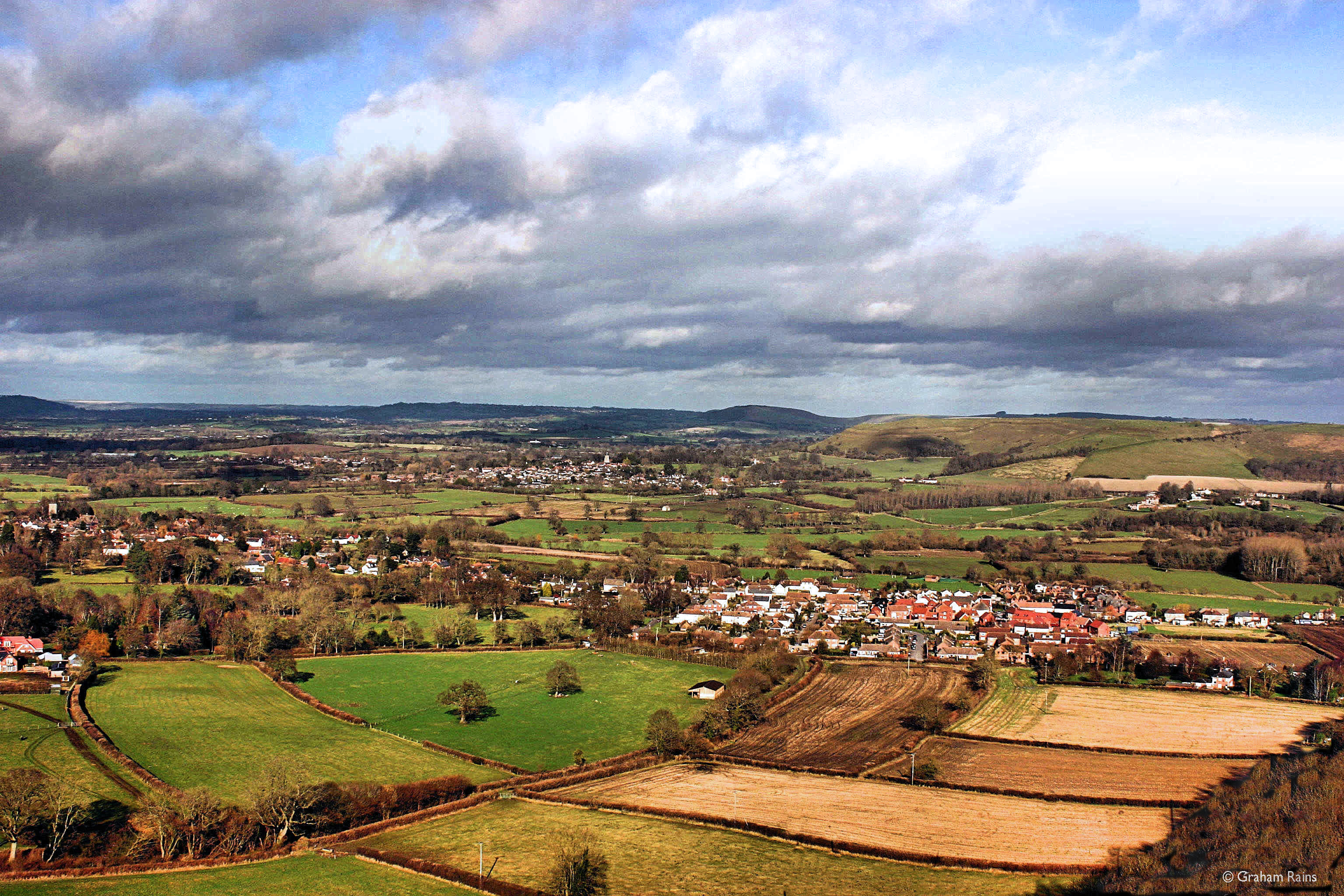 Aerial view of Shillingstone